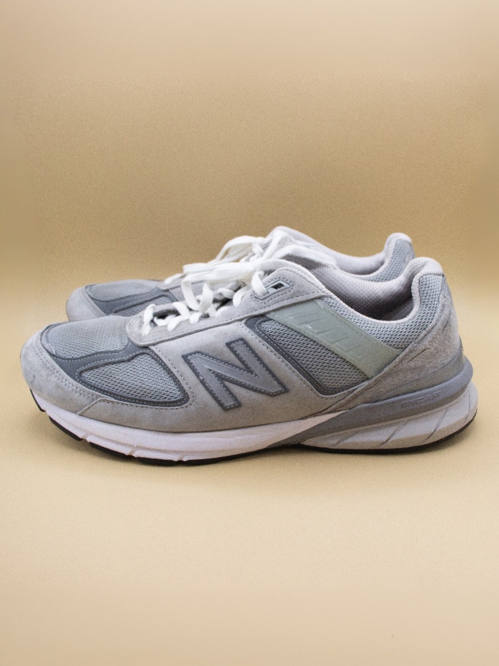 New Balance 990v5 Grey Athletic Shoes Made In USA M990GLS Men's Size 12.5 4E